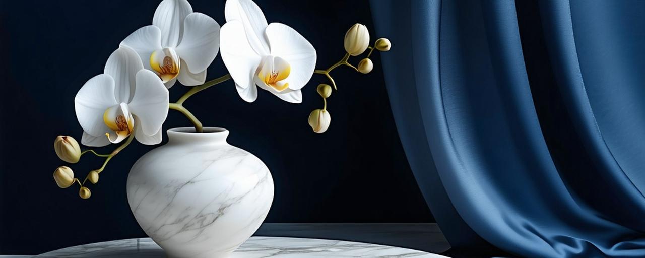 Abstract representation of security and floral elegance